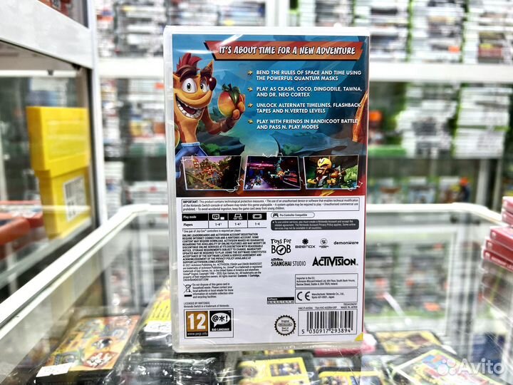Новый Crash Bandicoot 4 Nintendo Switch