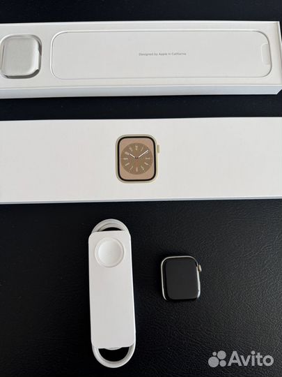 Часы Apple Watch 8 41mm Stainless Gold