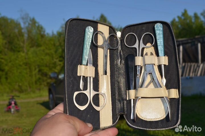 Маникюрный набор СССР Редкий Перламутр Винтаж