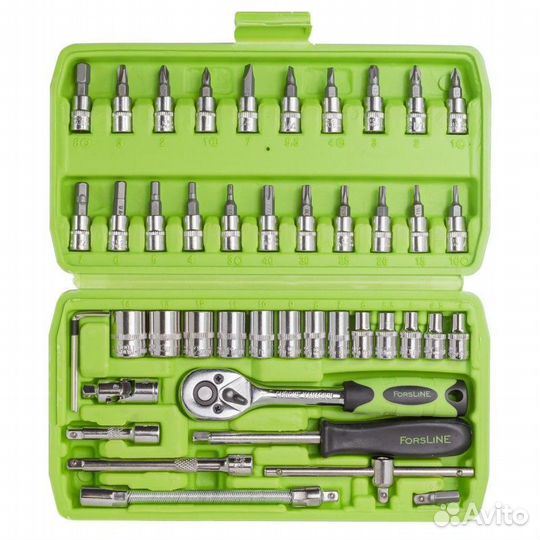 Набор инструментов 46пр. 1/4