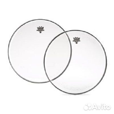 Двойной прозрачный пластик Remo Emperor 12