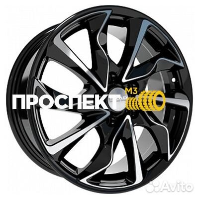 Диск 7x17/5x114,3 ET47 D67,1 Marseille (кл238) Алмаз (арс 014 black)