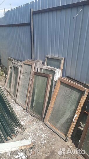 Деревянные окна со стеклопакетом бу