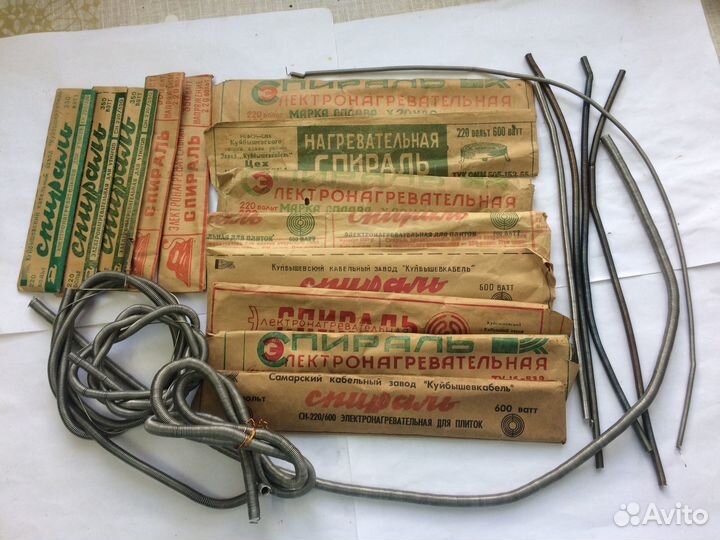 Спирали нихромовые для утюгов и плиток СССР