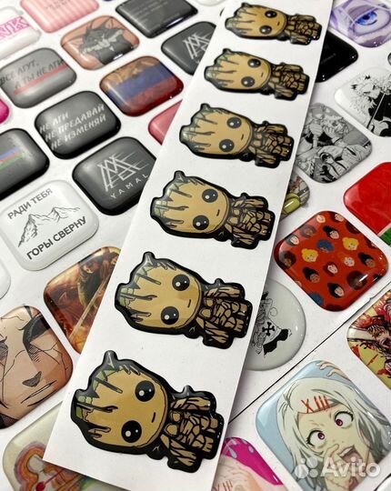 3Д Стикеры оптом