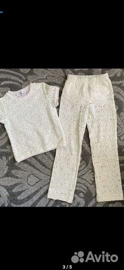 Костюм кружевной летний