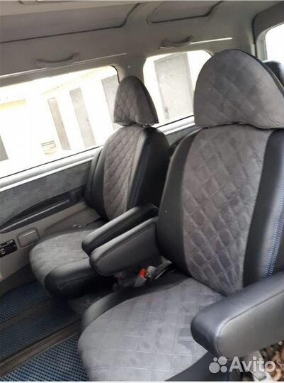 Чехлы Mitsubishi Delica 1994-2004 (PD6W) 3D ромб