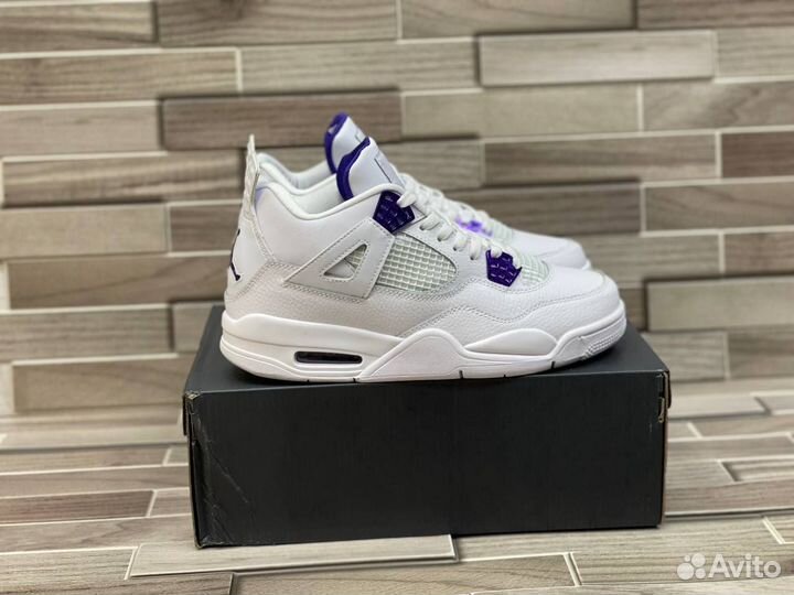 Кроссовки Nike Air Jordan 4 Purple Metallic