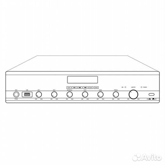 Трансляционный усилитель мощности L Audio lamd1500