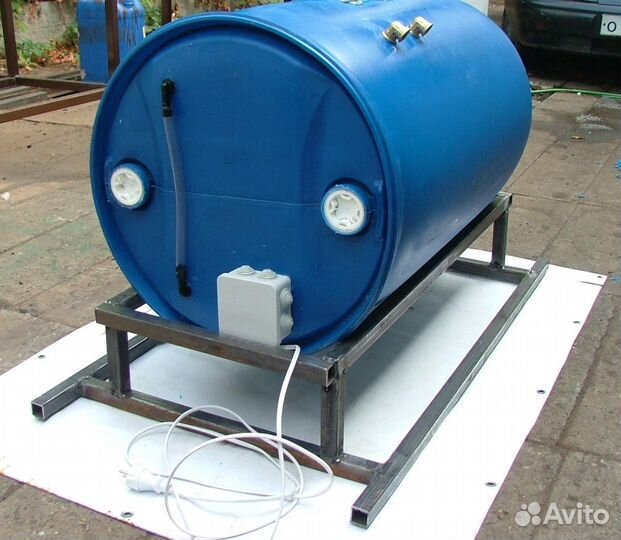 Бак - бочка для душа с подогревом