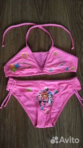 Купальник и плавки 134см