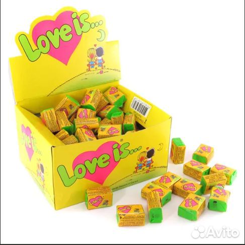 Жевательная резинка Лав ис(love IS)