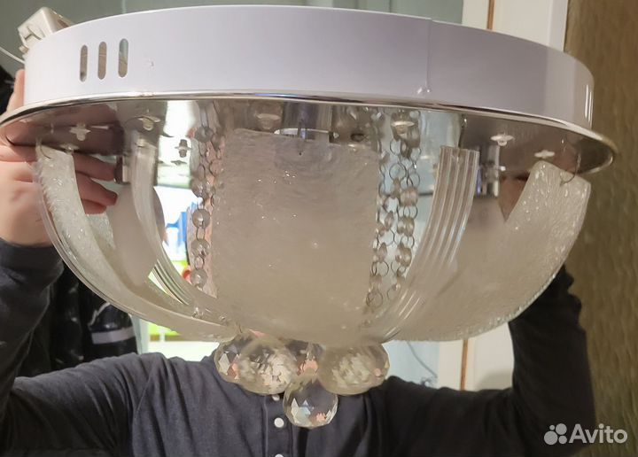 Люстра потолочная бу