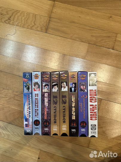 VHS кассеты с фильмами, новые