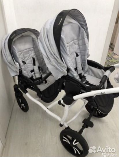 Коляска для двойни bebetto 42