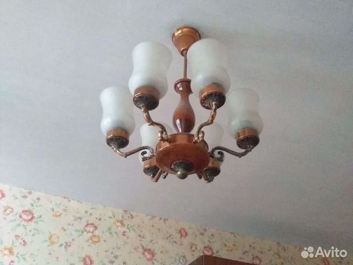 Люстра потолочная бу