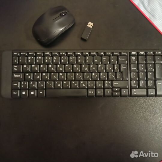 Беспроводная клавиатура и мышь logitech