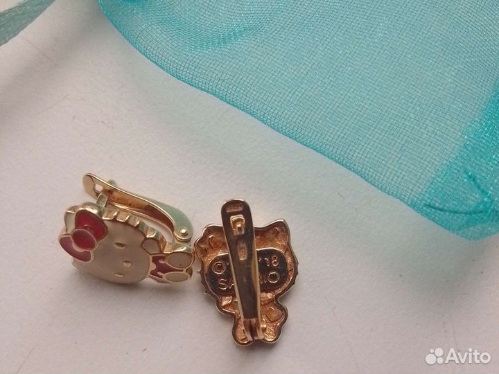 Серьги серебро 925