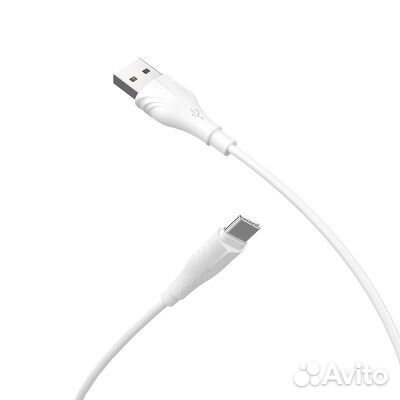 USB кабель borofone BX18 USB - Type-C, 1.6А, 3 м