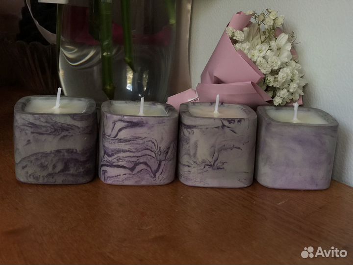 Ароматизированные свечи ручной работы