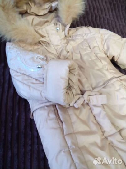 Костюм девочки зимний теплый 92-98