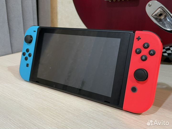 Nintendo switch rev 2 полный комплект