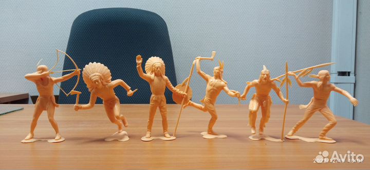 Солдатики Marx 150 мм индейцы 6 дюймов