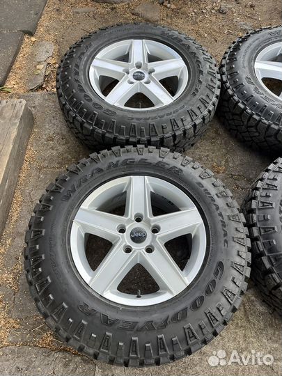 Колеса r17 5/127 jeep wrangler грязевые как новые
