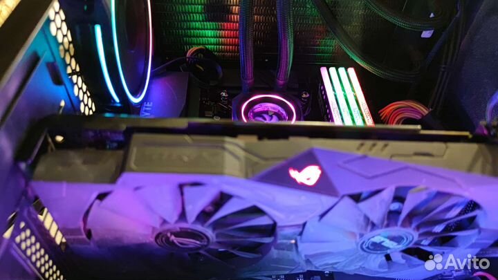 Видеокарты RX580 8gb 2048sp Asus Strix (8 штук)