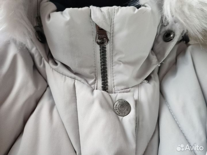 Пуховик зимний для девочки 128