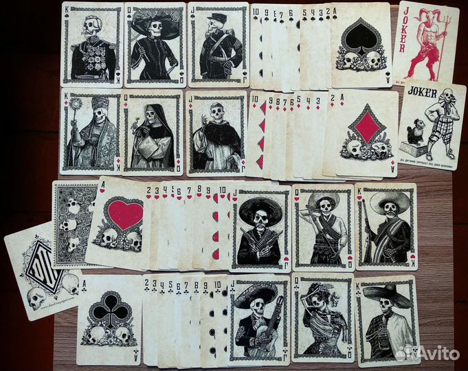 Коллекционные/игральные карты Calaveras