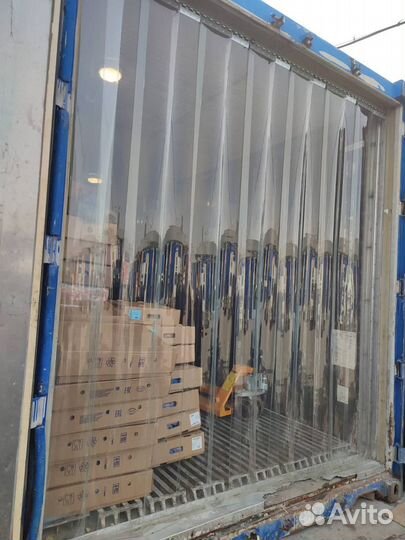 Пвх-завеса, полосовая штора на проем