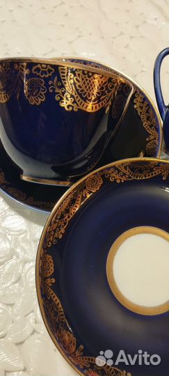 Чайные пары лфз,синий кобальт. За пару