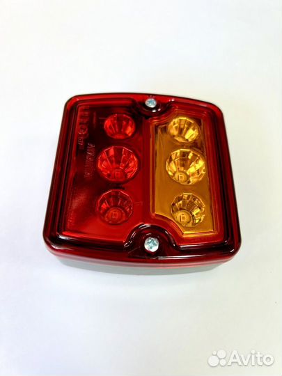 Фонарь задний на прицеп мзса LED bajonet (А.3776