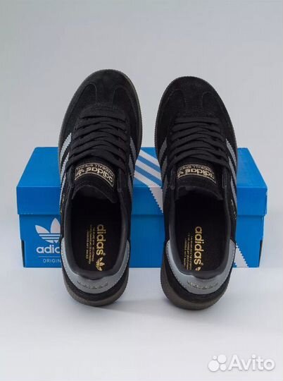 Adidas Originals Handball Spezial Black White Gum Sole UK 9