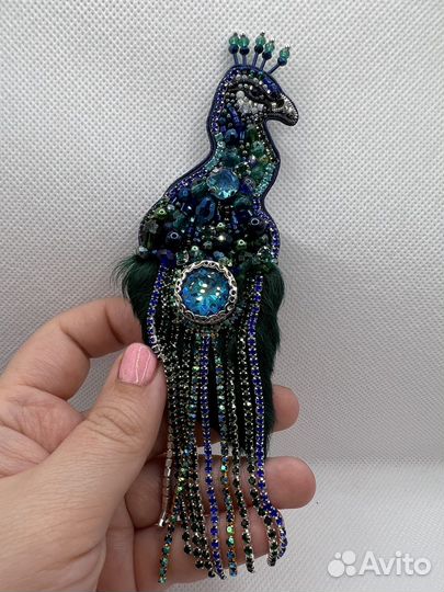 Брошь ручной работы