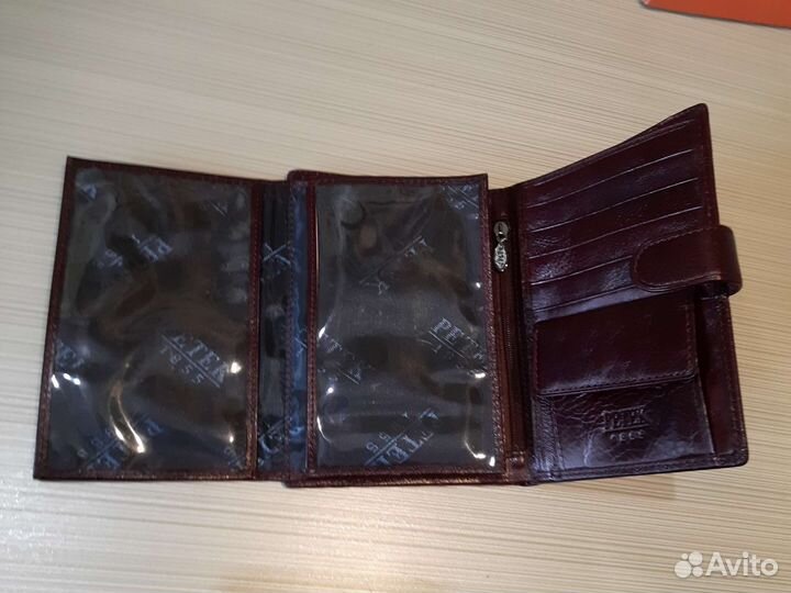 Портмоне мужское натуральная кожа