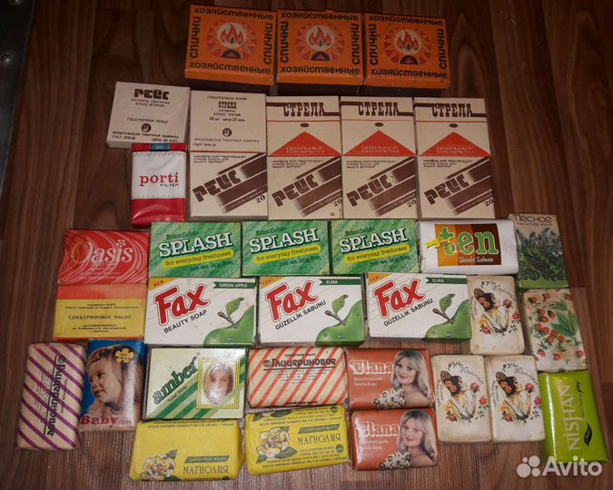 Предметы быта гигиены СССР мыло и тд