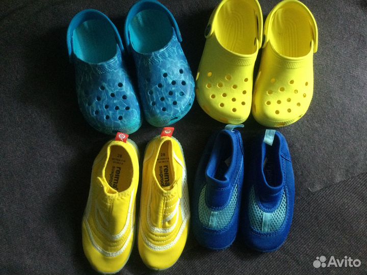 Кроксы Crocs р-р 27-28, аквашуз Reima 25 и 27