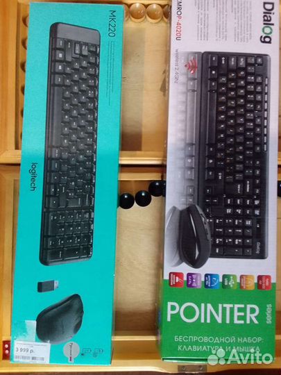 Беспроводная мышь и клавиатура