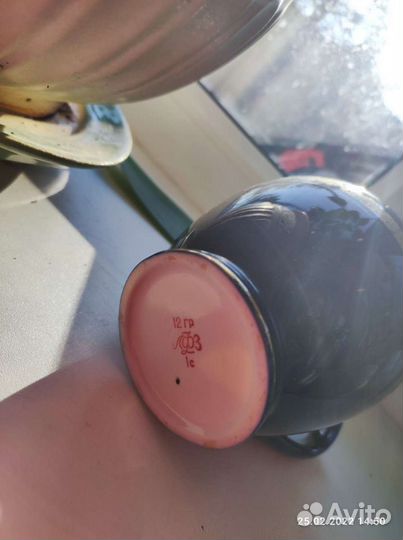 Молочник, сливочник лфз кобальт