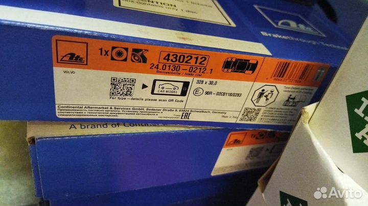 24.0130-0212.1 диск тормозной передний\ Volvo XC60