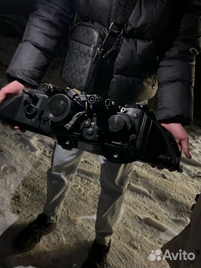 Фары Hella black bmw e39