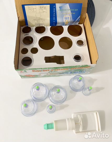 Вакуумные банки для массажа с насосом