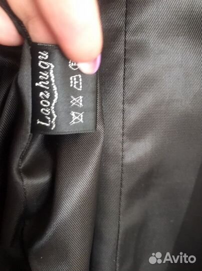 Кожаный плащ женский