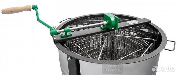 Медогонка 4-х кассетная, оборотная, нержавеющая