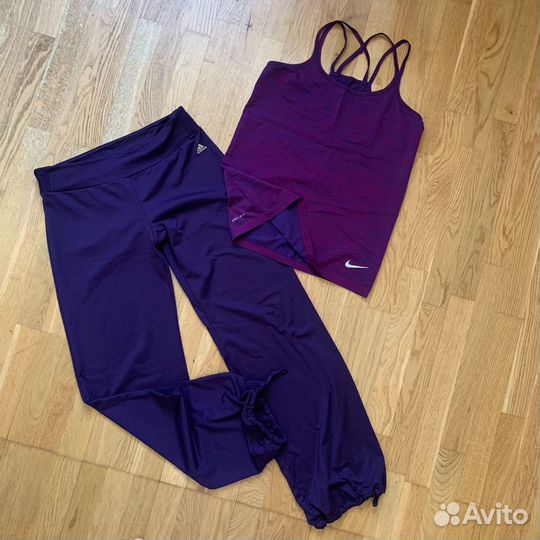 Adidas Nike оригинал брюки тайтсы майка футболка