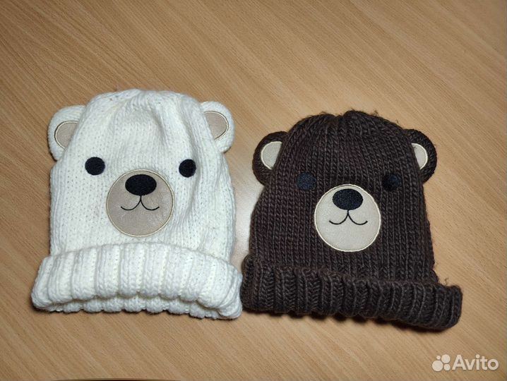 Шапка с ушками onesize