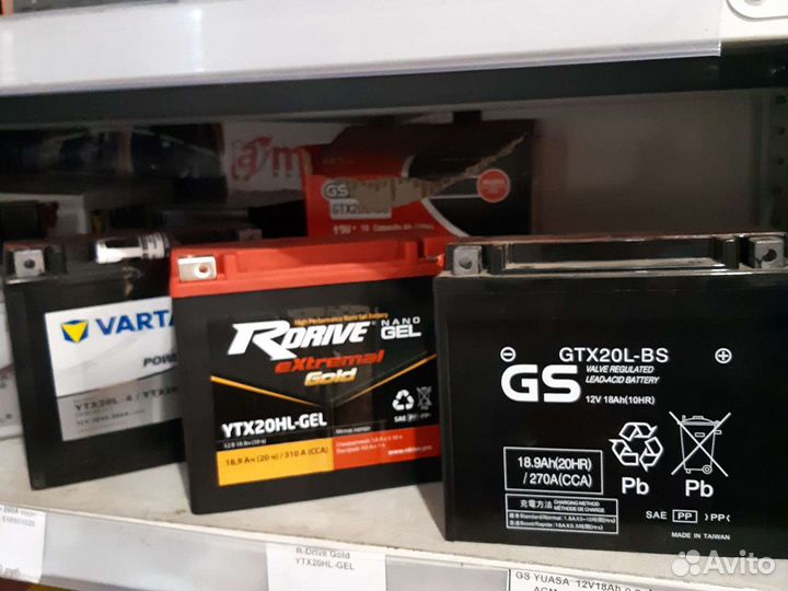 Аккумулятор R-Drive Gold ytx20hl-GEL