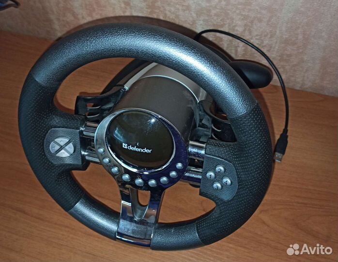 Игровой руль Defender Forsage GTR